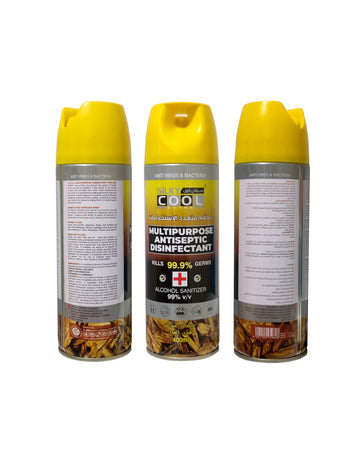 Silky Cool Multipurpose Antiseptic Disinfectant 400 Ml- Oud Scent